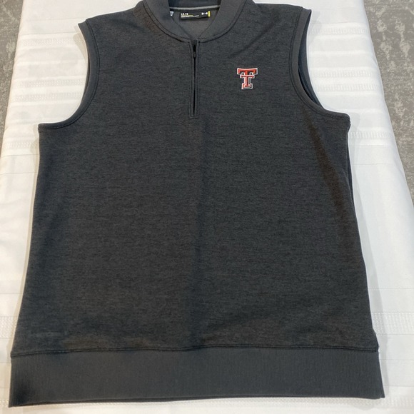 Under Armour Other - Under Armour Cold Gear Texas Tech Red Raiders Gray Vest Men's Large